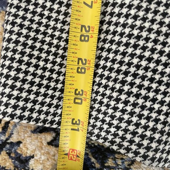 VTG Hugo Boss 90s Houndstooth Wool Blazer Mens 46R Oversized Made in Germany - Picture 5 of 11